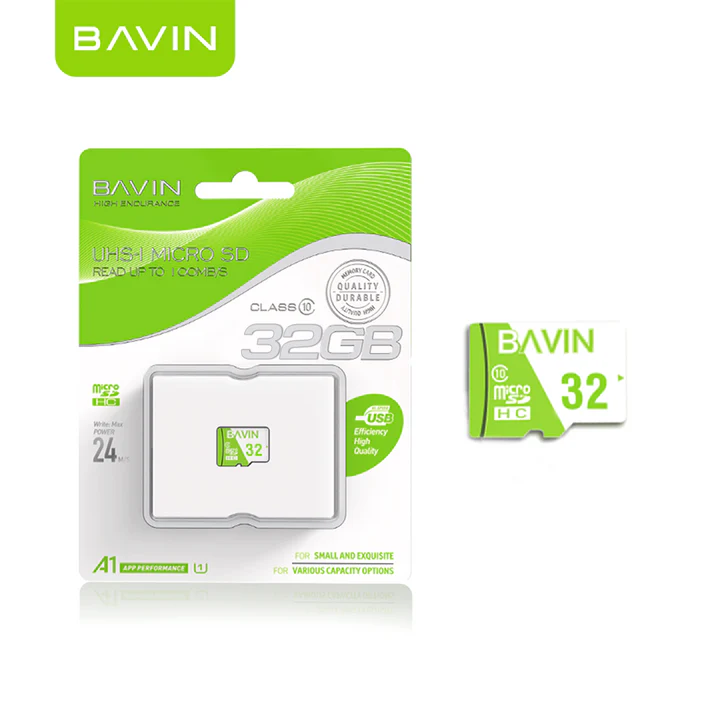 BAVIN Memory Card (32GB, 64GB, & 128GB)