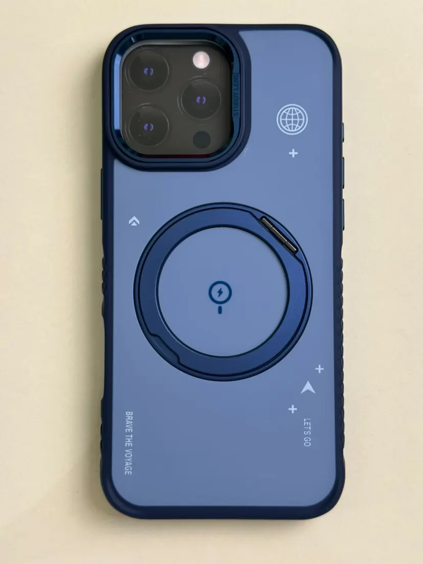 (16-2) iPhone 16 Pro Max - Blue with Navy Blue Accents