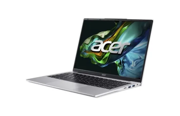 Acer Aspire lite 14 (13th Gen Intel Core 3 N355 Processor | 8GB LPDDR5 RAM | 512GB NVMe Gen 4 SSD | 14" WUXGA (1920 x 1080) IPS Display | Intel UHD Graphics | Pure Silver Color | Windows 11 Home | 2 Years Warranty)