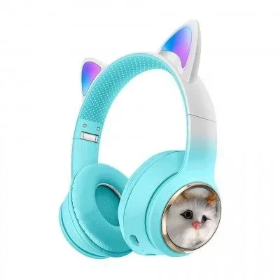AKZ09 Cat Ear Wireless Bluetooth Headphones | Gaming Headsets