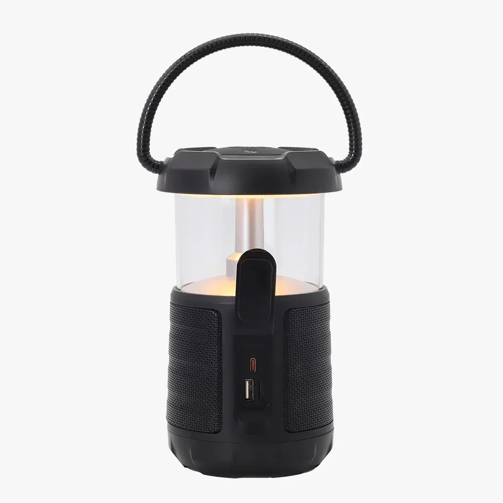Ansty Camping Speaker HF 013 Portable Waterproof Bluetooth Speaker with Micro SD Card Slot and Night Lights for Camping