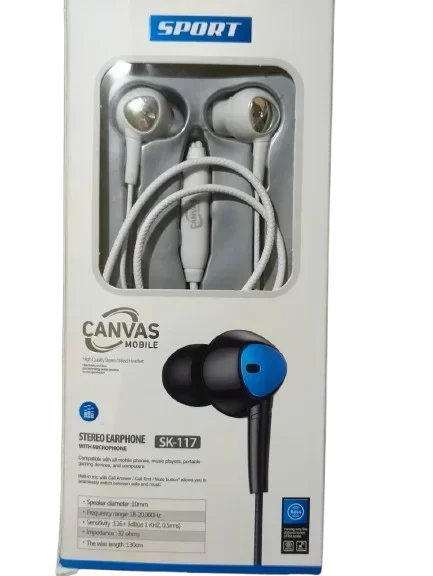 Canvas Earphone Sk-117