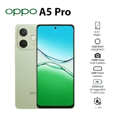 Oppo A5Pro ( 8+ 256 GB) || Mobile Phones (8/256)