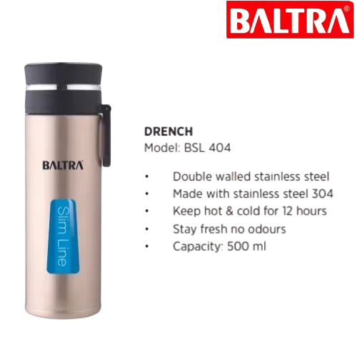 BALTRA BSL 404 SS VACUUM SPORTS BOTTLE DRENCH 500 ML