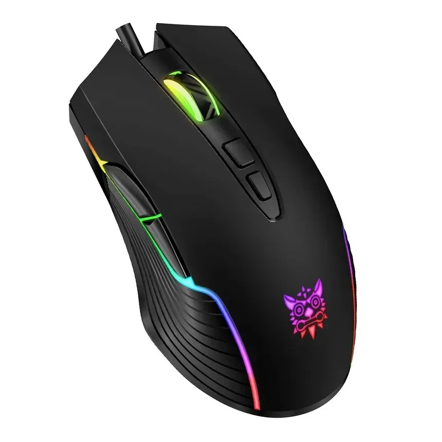ONIKUMA CW905 6400 DPI Wired Gaming Mouse with Breathing LED Colors