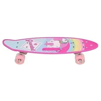 Skateboard, 61 cm, 7 Layers Maple Wood Complete Skateboard, Pre-Assembled Skateboard, Longboards with ABEC-7 Ball Bearings, for Teenagers and Adults