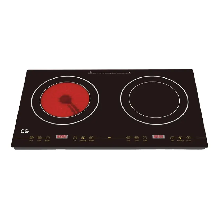 2200W Infrared & Induction Cooktop