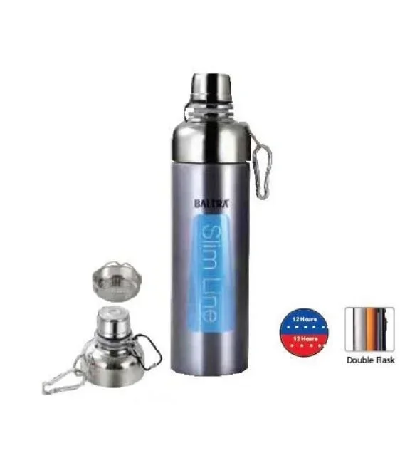BALTRA Shipper Thermosteel 12 Hours Hot and Cold Water Bottle Sports flask 600ml BSL-227 Silver