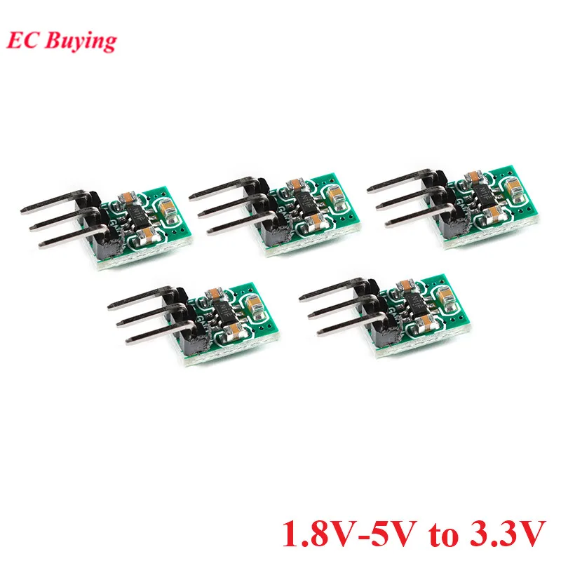 Mini 1.8V 3V 3.7V 5V to 3.3V Boost Buck Low Noise Regulated Charge Pump 2 in 1 DC/DC Converter