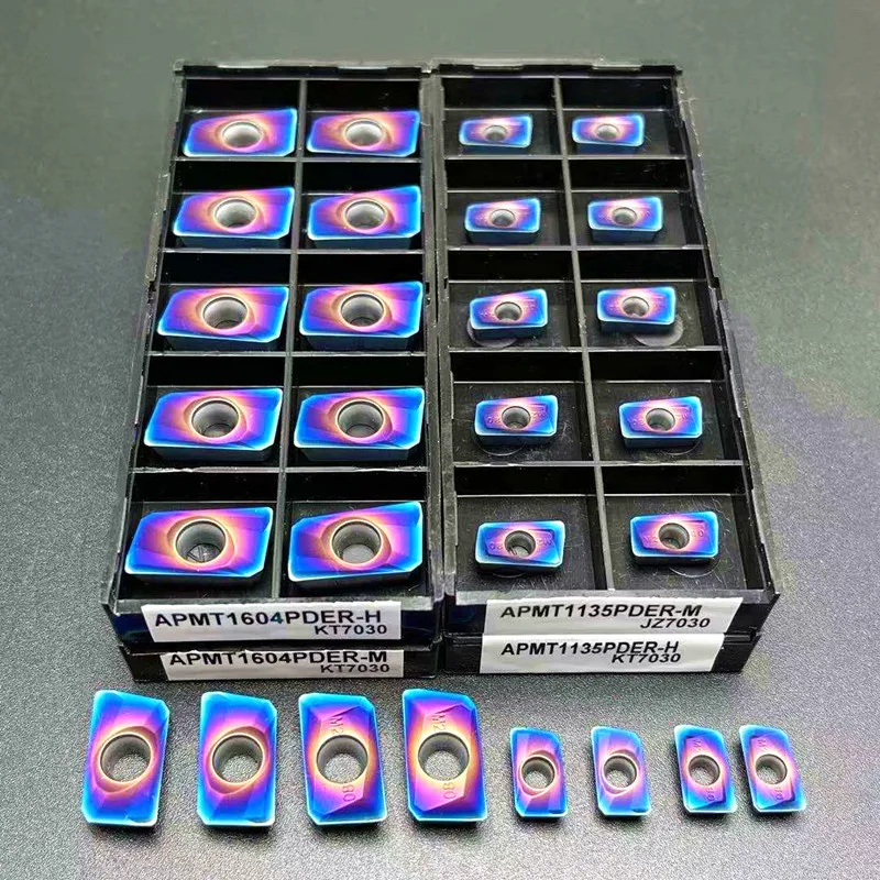 APMT1135 APMT1604 PDER M2 H2 carbide Turning Insert nano blue high hard wear-resistant CNC machine tool milling blade