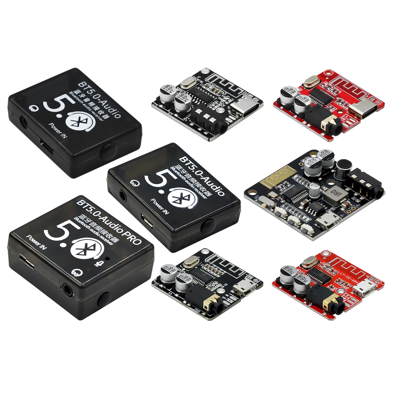 DIY For Bluetooth Audio Receiver board 4.1 5.0 mp3 lossless decoder board Wireless Stereo Music Module 3.7-5V