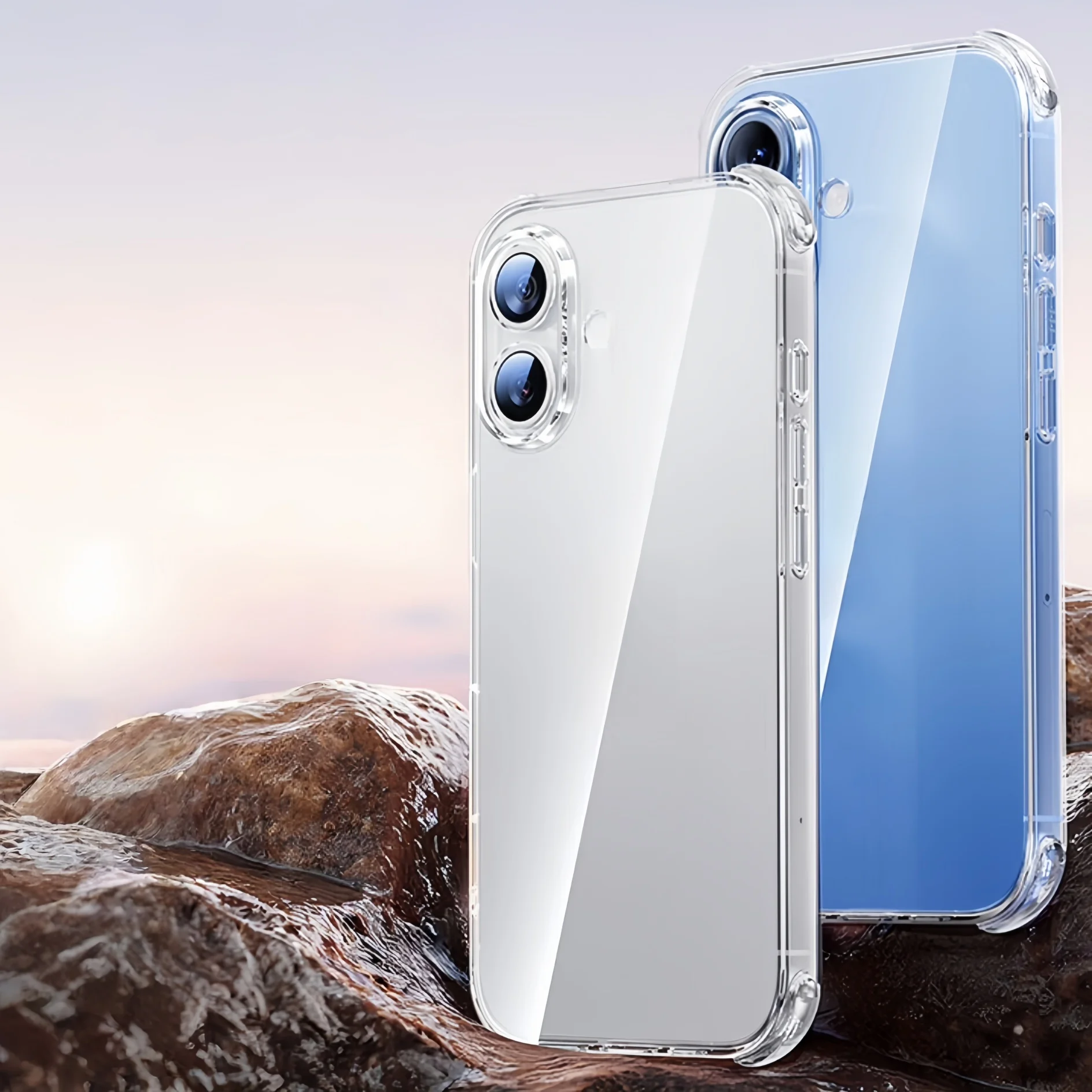 Transparent TPU Shockproof Protection Phone Case for Vivo V60 Lite V60E V50E V40E V50 LITE Y19S PRO Y31 2025 Y400 4G Y29S Y39 Y04 Y29- Clear