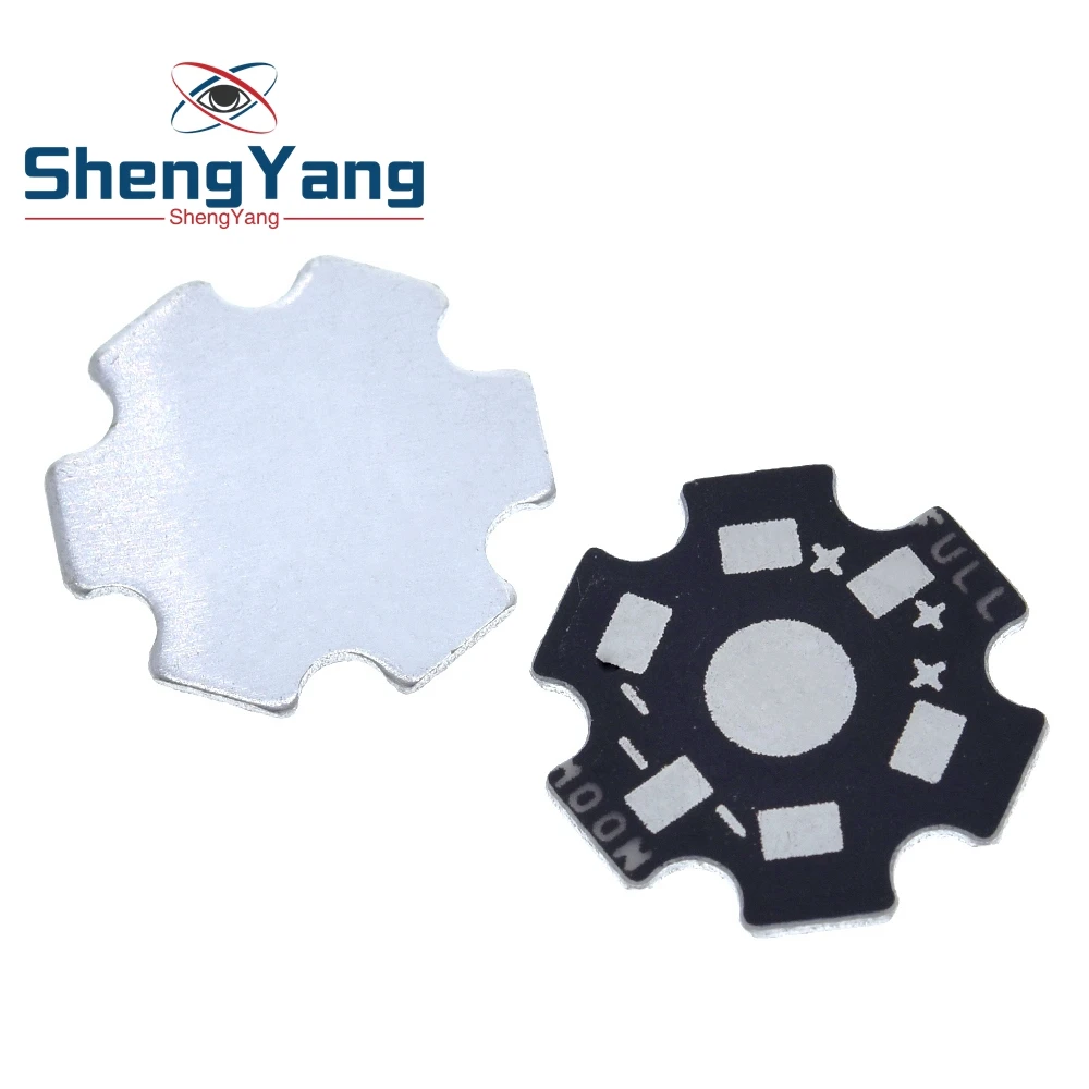 TZT 10pcs/lot 1W 3W 5W High Power LED Heat Sink Aluminum Base Plate