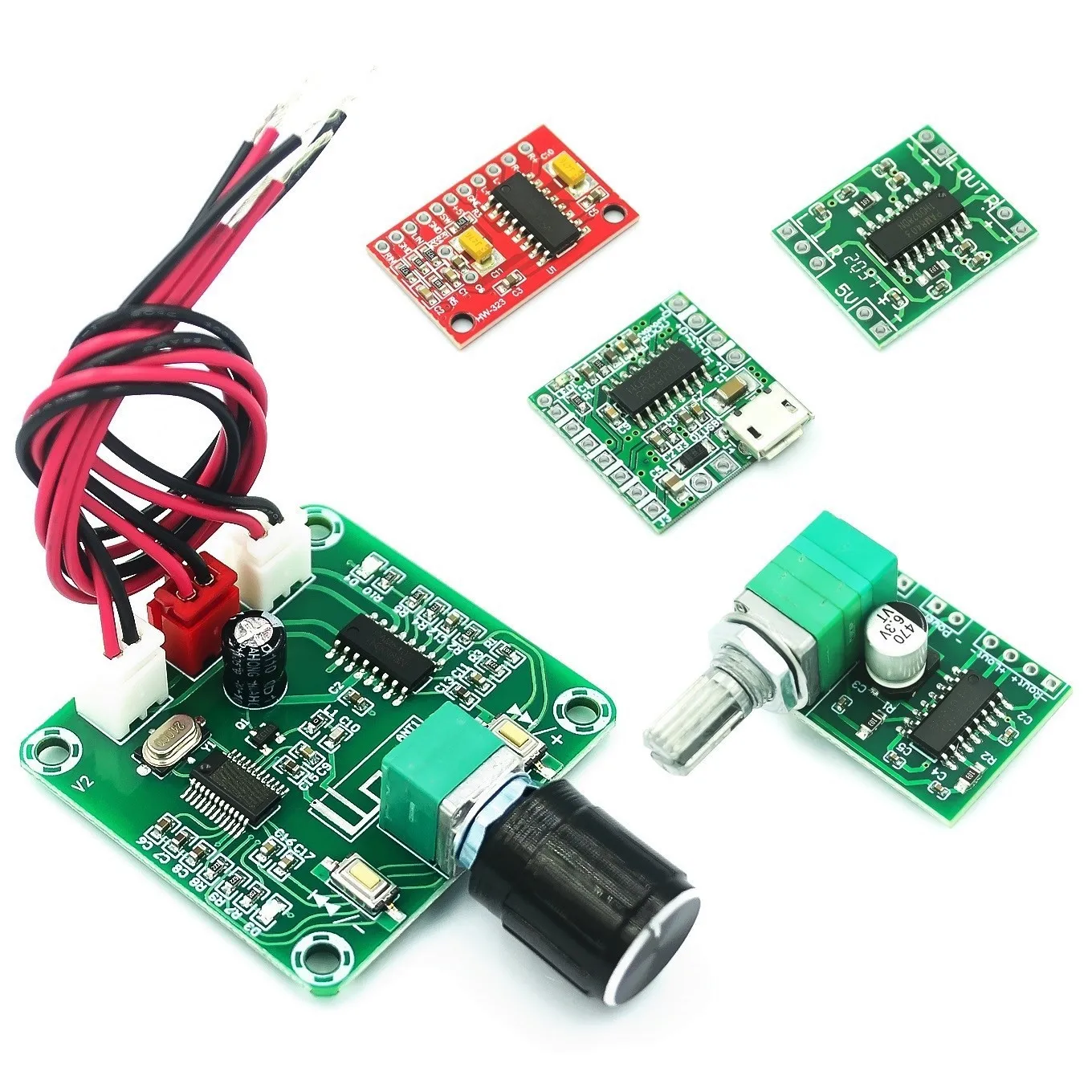 DIY Wireless Speaker Amplifier Board 5W*2 XH-A158 Ultra Clear Bluetooth 5.0 Power Amplifier Board Pam8403 Small Power