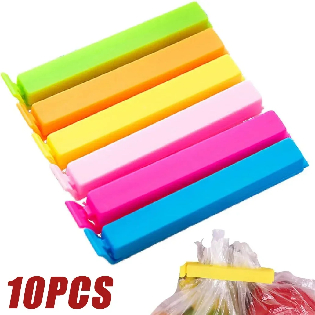 3-10PCS Snack Fresh Storage Kitchen Tool accessories Mini Vacuum Sealer Clamp Food Bag Clips
