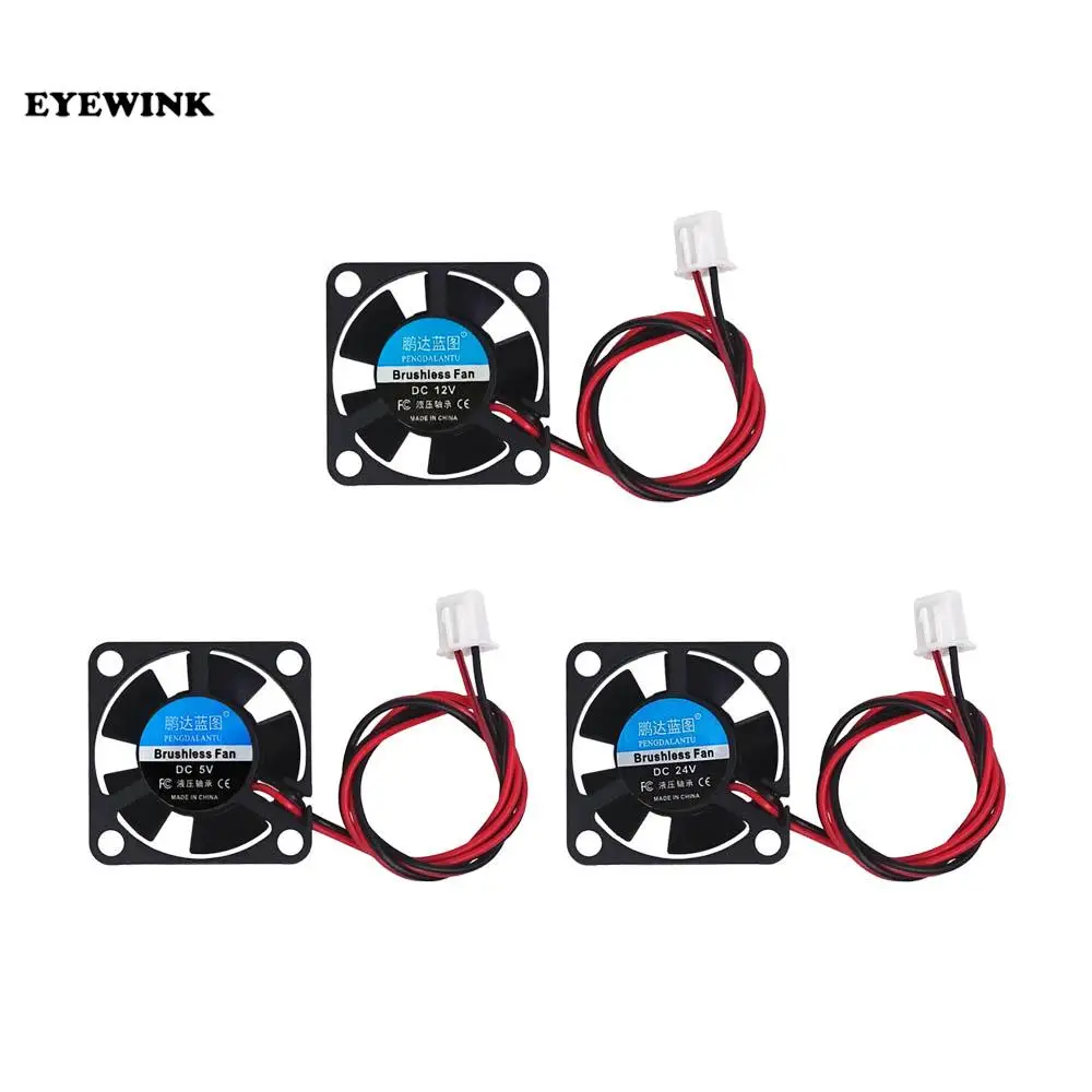 3d printer part fan 3010 2pins 30mm 30x30 x10 mm 3cm graphics card fan DC 5V / 12V / 24V 3010 2P 1pcs