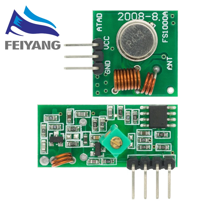 433mhz RF Receiver Learning Code Decoder Module 433 mhz Wireless 4 CH output For Remote Controls Encoding