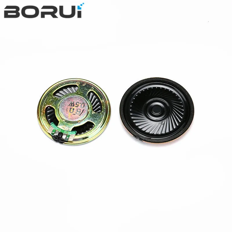 2pcs/lot New Ultra-thin speaker 8 ohms 0.5 watt 0.5W 8R speaker Diameter 40MM 4CM thickness 5MM