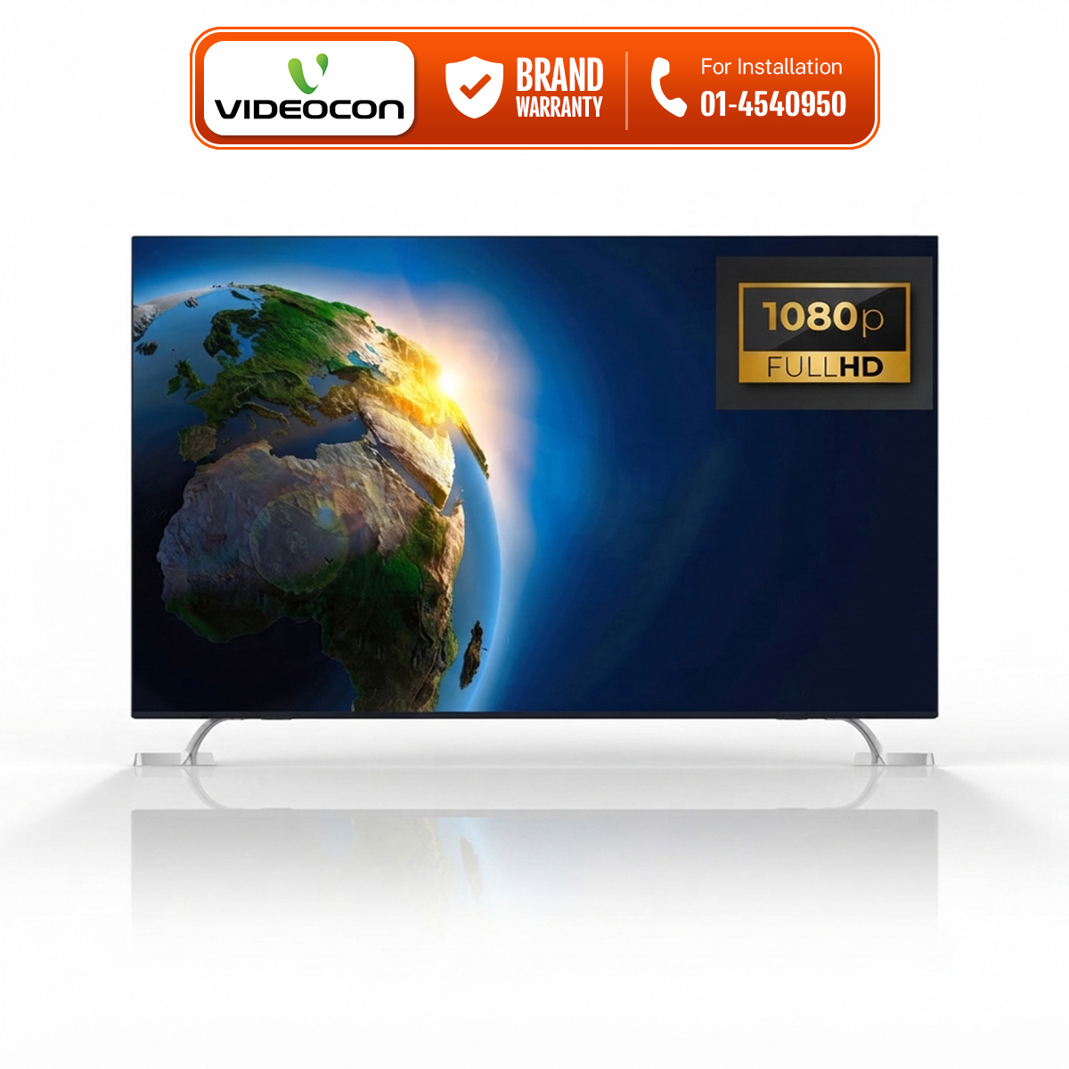 Videocon 43 Full HD Smart Android 14.00 LED TV Bezel Less