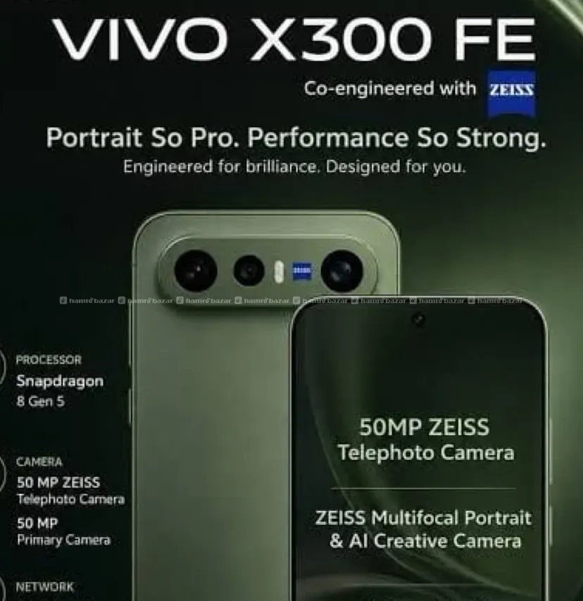 Vivo x300 FE 16/256gb Brand new>Vivo X300 FE>Vivo