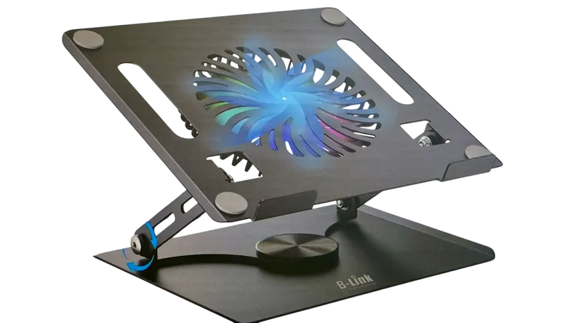 B-Link BS-09 RGB Laptop Cooling Pad With 360° Rotation