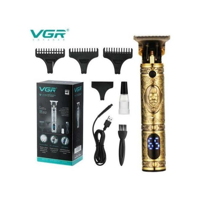 VGR V091 Professional Rechargeable Electric Hair Trimmer With Metal Blad