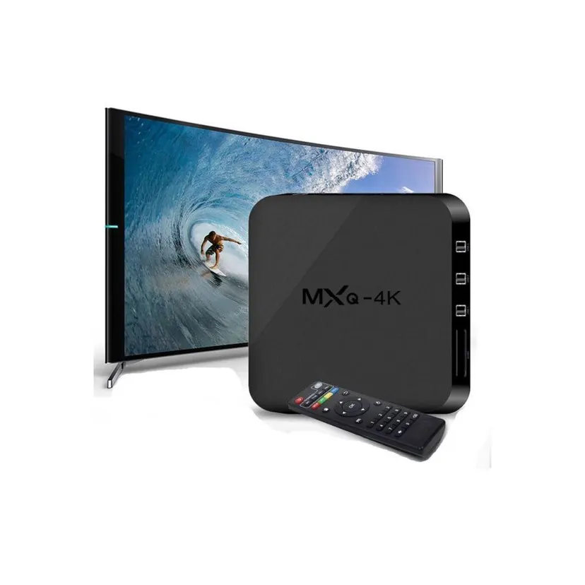 Mxq 4K Smart TV Box Android Media Player Wifi / Lan / Hdmi / Dlna