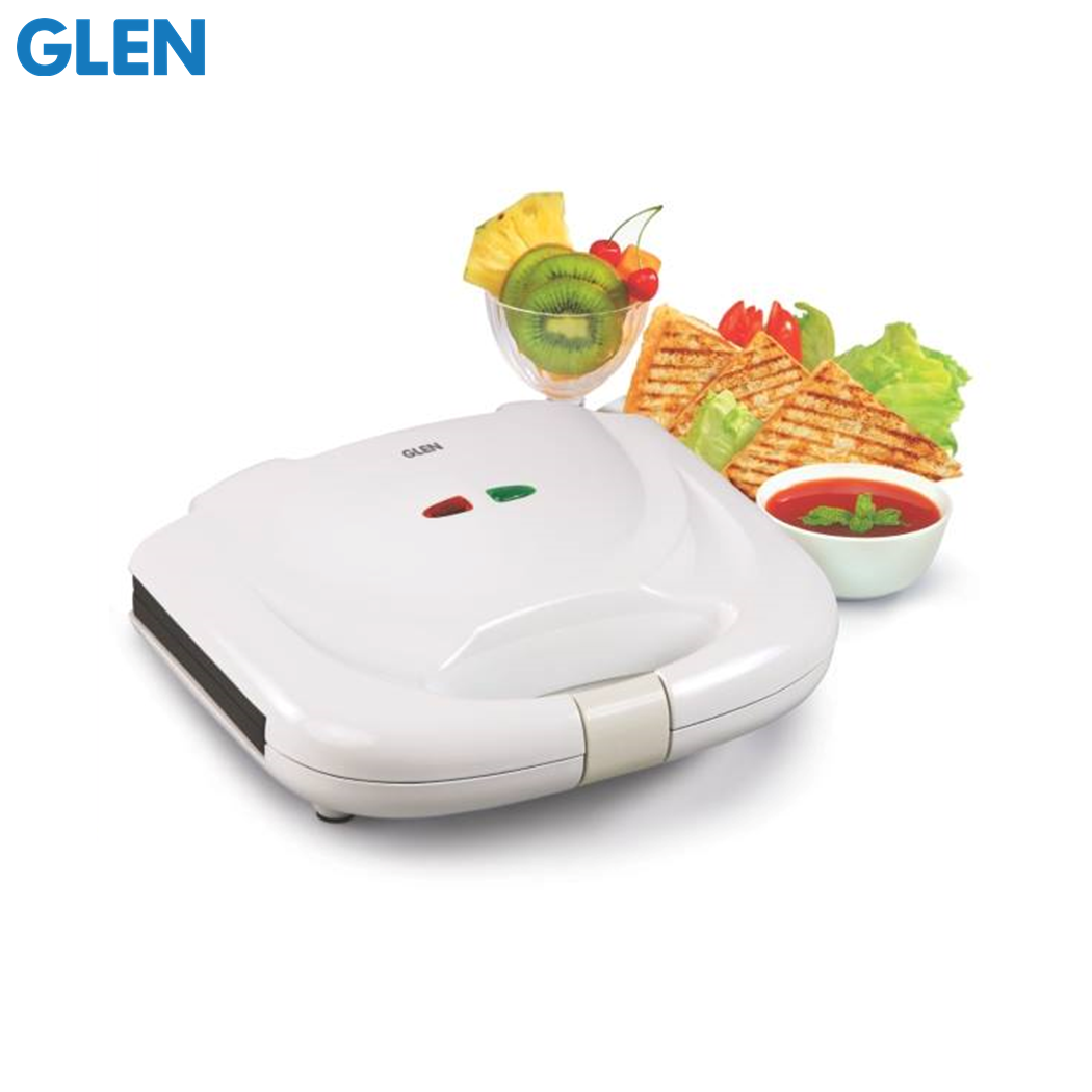 Glen Sandwich Maker with Non-Stick Coating Plates 750W - image 1