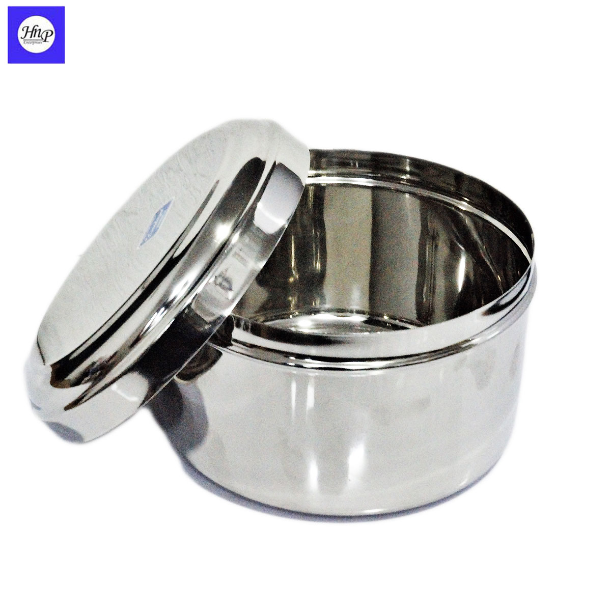 DeviDayal Stainless Steel Mirror Touched Katordan ( Multipurpose Container) - 3600 ML