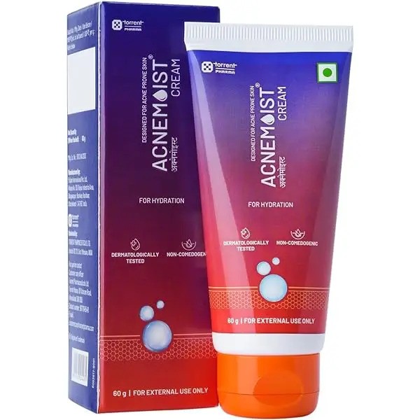 Acnemoist Moisturising Cream - For Sensitive & Acne Prone Skin - 60g
