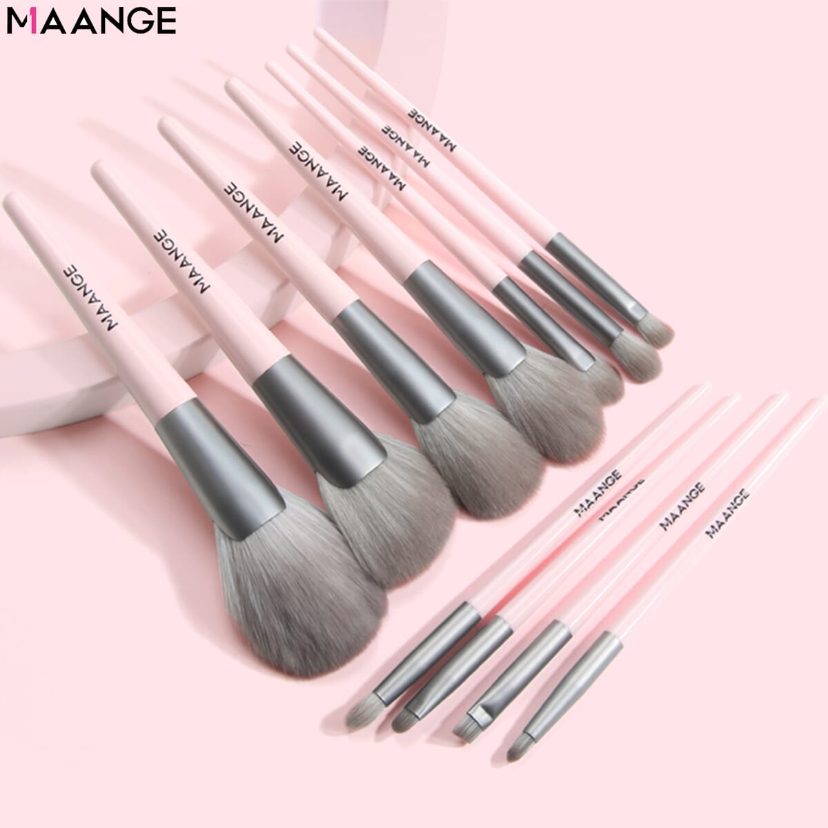 MAANGE 11Pcs Makeup Brushes Tool Set Cosmetic Powder Eye Shadow Foundation Blush Blending Cosmestic Make Up Brush MAG 5907 - image 1