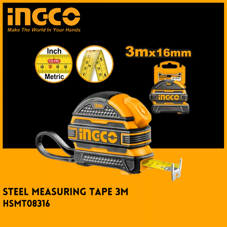 Ingco 5 Meter Steel Measuring Tape