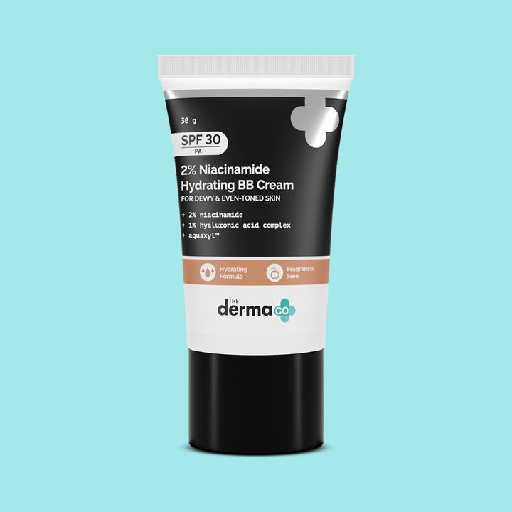 The Derma Co 2% Niacinamide Hydrating BB Cream with SPF 30 PA++ - 30 g