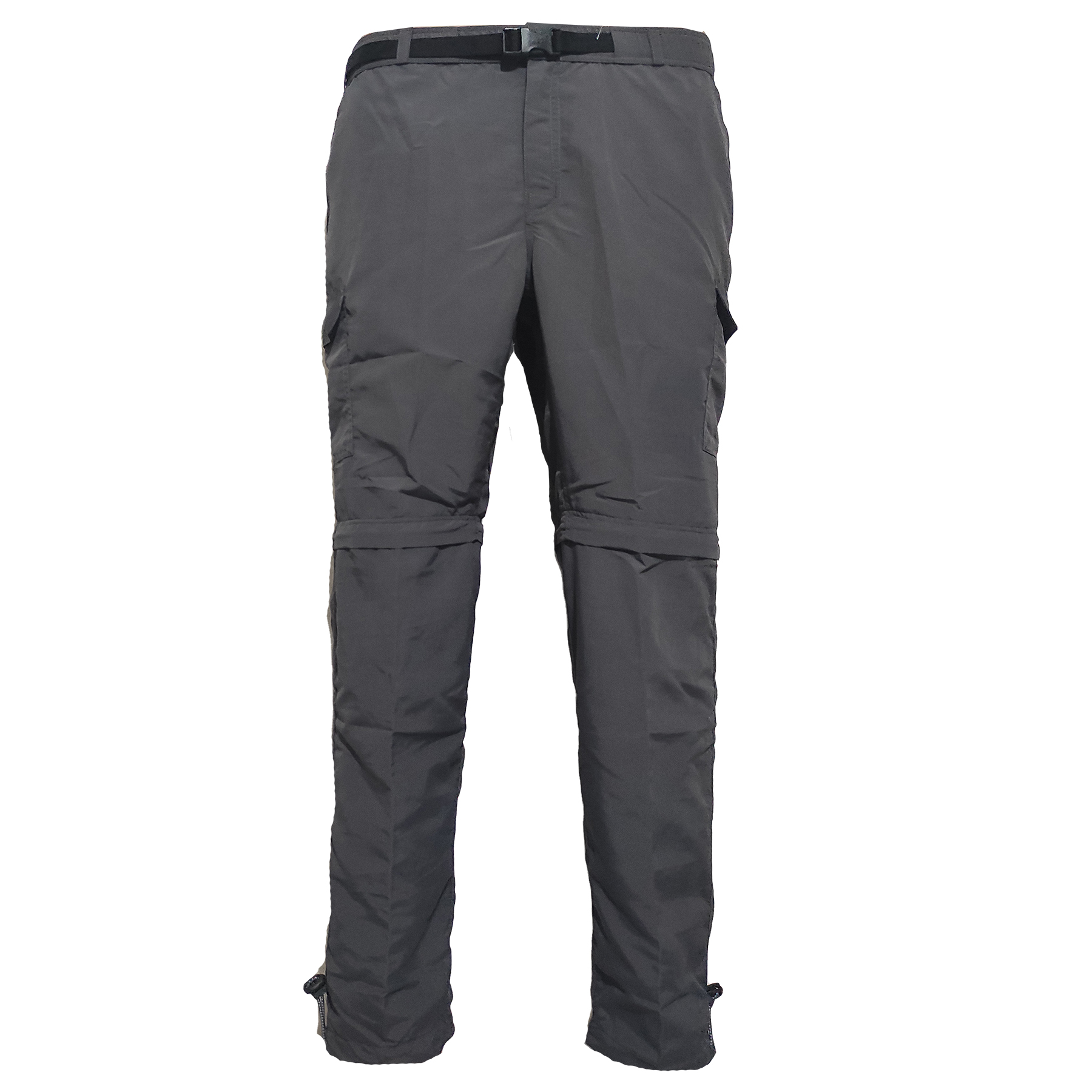 Solid Grey Trekking, Hiking Summer Comfortable Detachable Trouser for Men