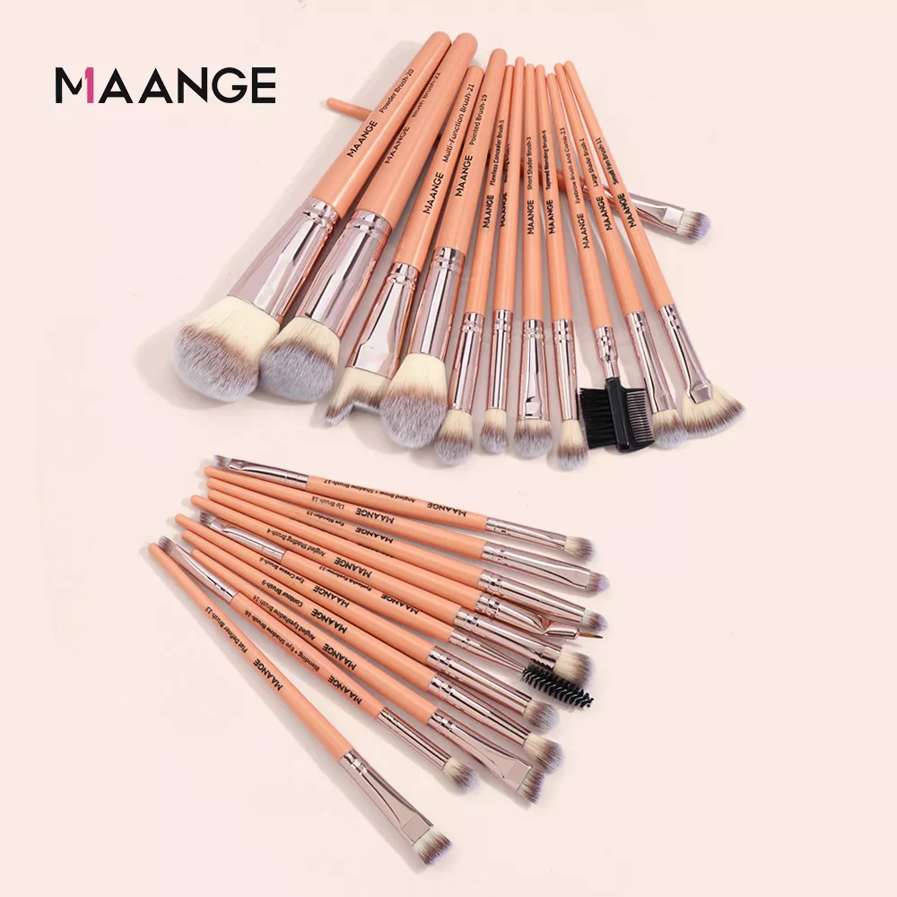MAANGE 23Pcs Professional Makeup Brush Set With Blush Foundation Eyeshadow Concealer Brush MAG51151RJ