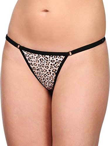 Women Lace Thong Panty Free Size Black Color