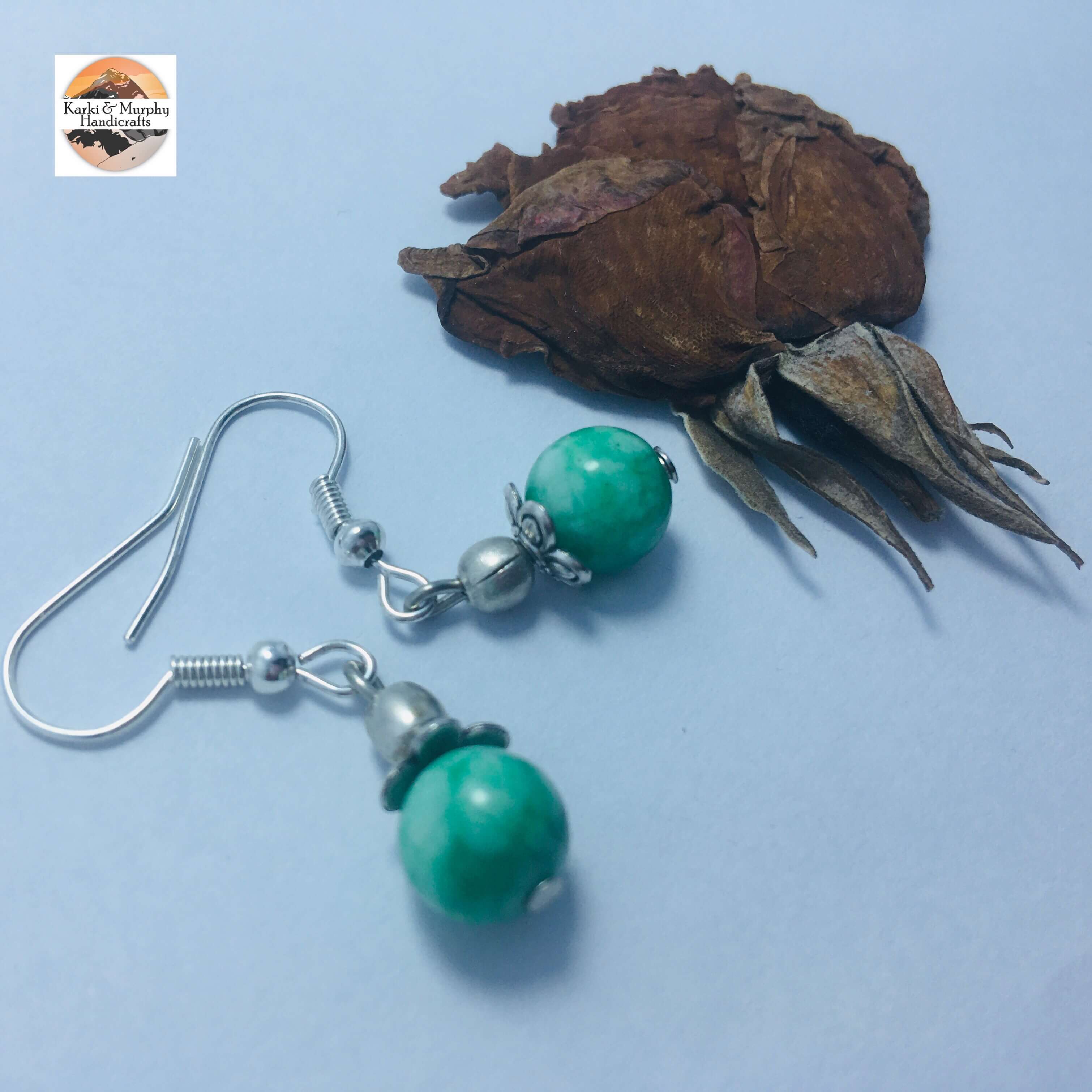 Cherry Beads Drop Earrings KM 16