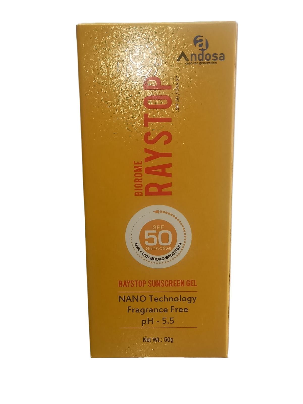 Raystop Sunscreen Gel SPF-50 50g