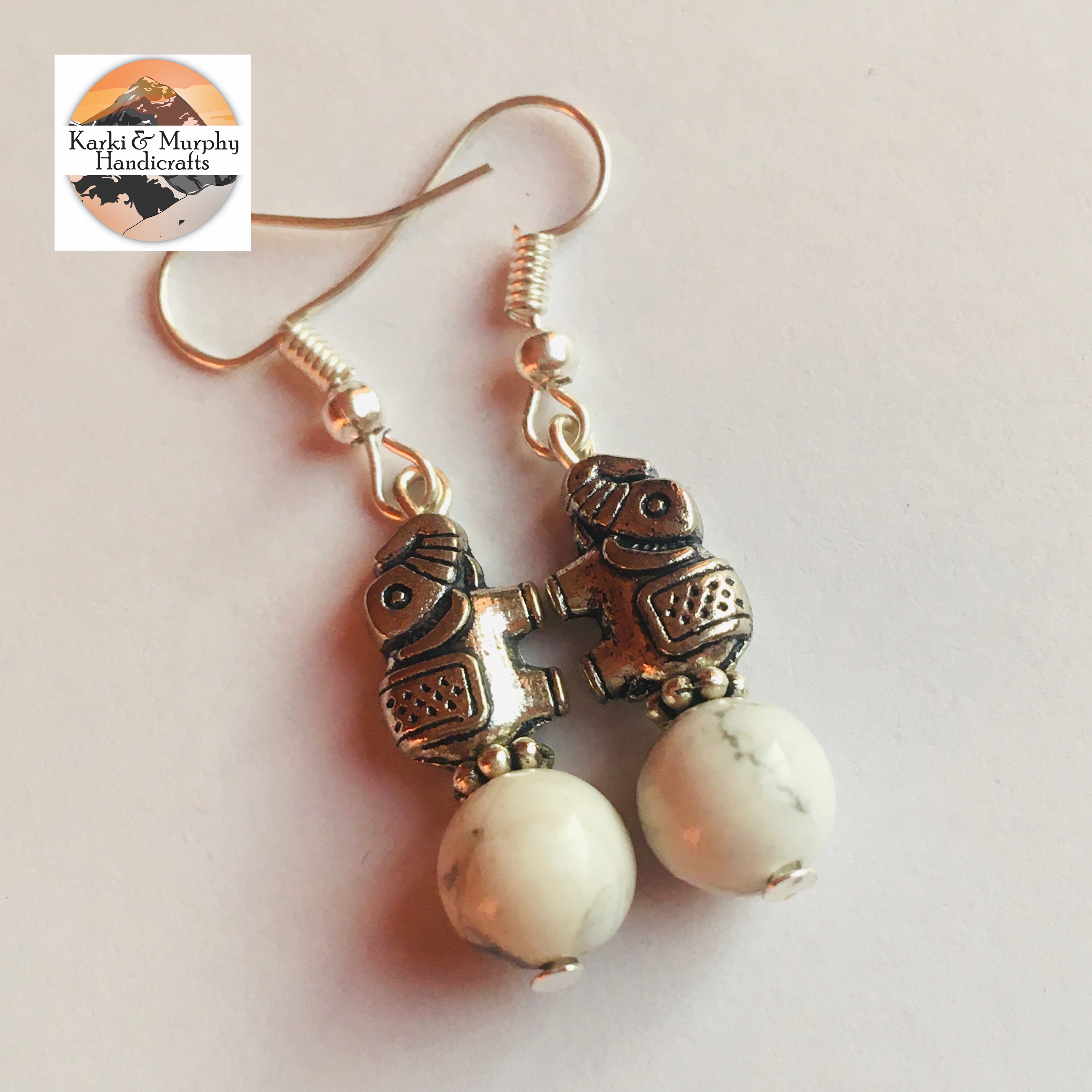 Stone/Glass Beaded Earrings For Women KM983