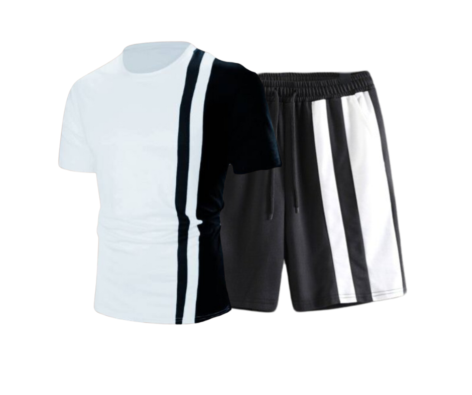 Sport Summer T-shirt & Half Pant Set For Men