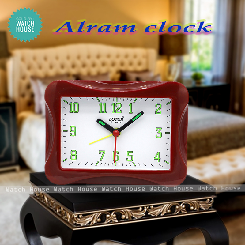 Lotus Square Shape ,Loud Volume, Attractive Design Best Quality Alarm Clock CQQ