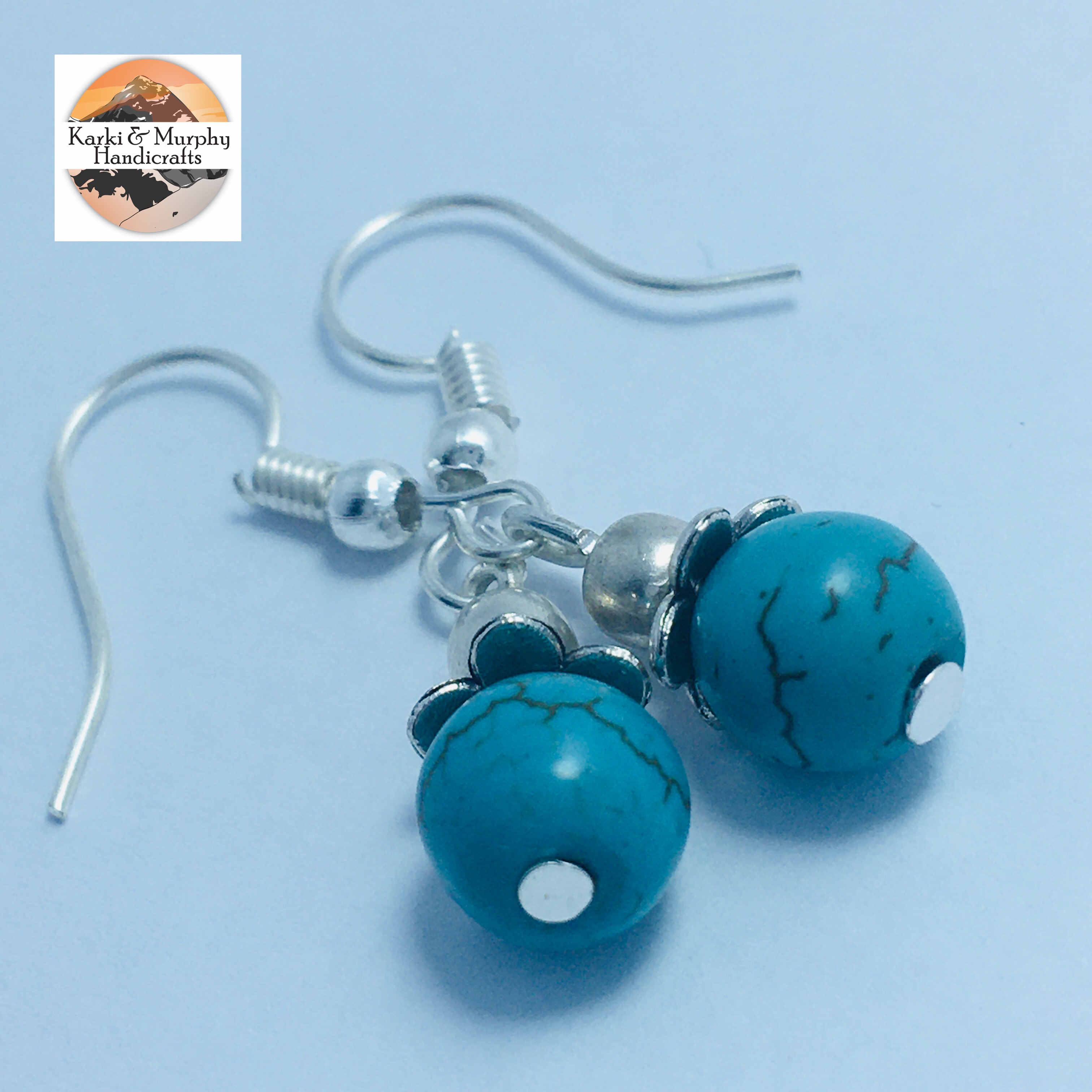 Cherry Beads Drop Earrings KM 18