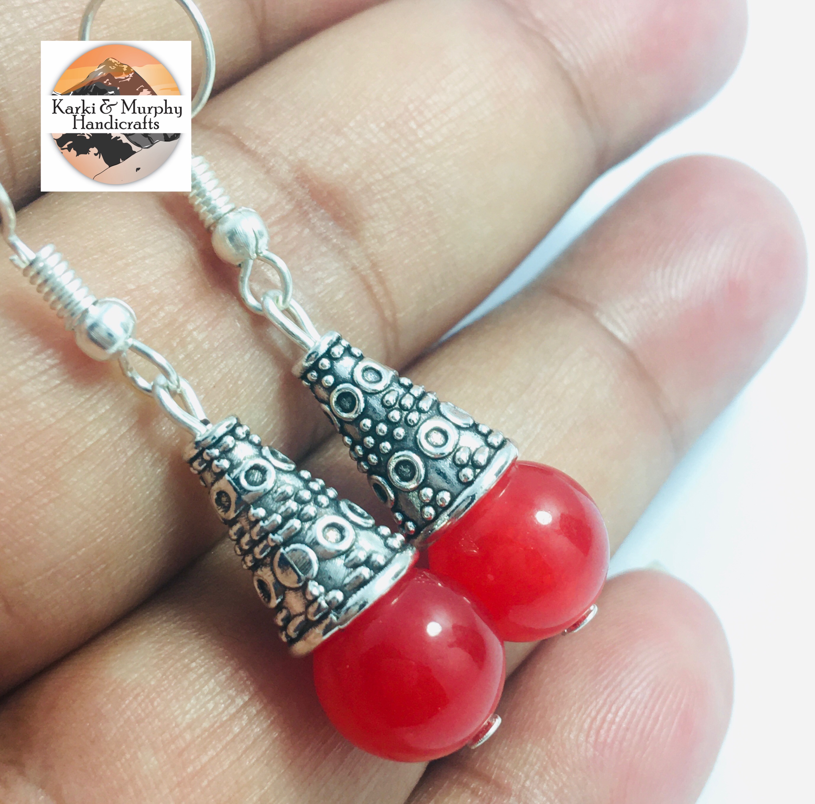 Cherry Beads Drop humka/Earrings