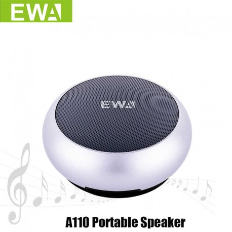 EWa A110 Portable Speaker For Phone/Tablet/PC Mini Wireless Bluetooth Speaker Metallic USB Input MP3 Player Sports Speakers