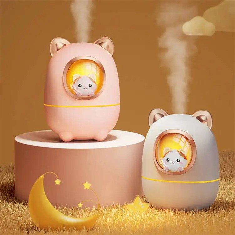 Portable Mini Humidifier USB Cool Mist Ultrasonic Humidifier with Water Bottle Premium Humidifying Unit with Whisper