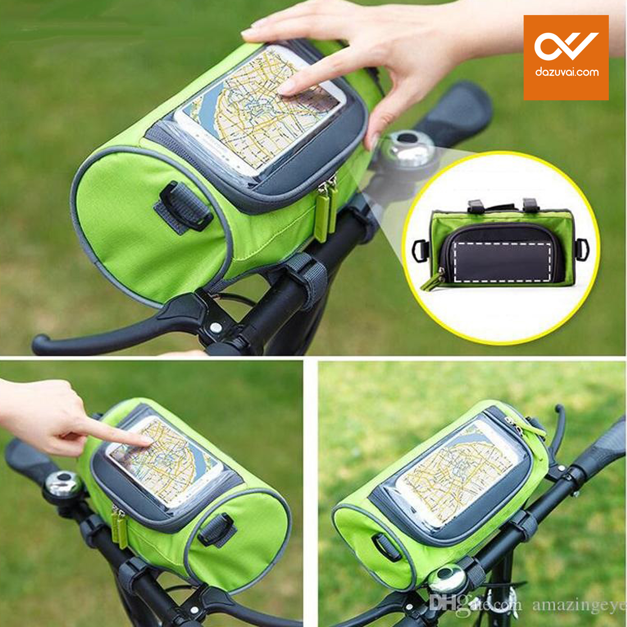 Mountain Bike Bag Rainproof Waterproof Cycling Bag Bicycle Top Tube Bag