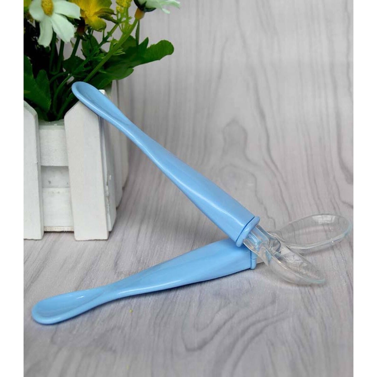 Soft Children Pacifier Feeding Silicone Spoon ( 2 Pcs)