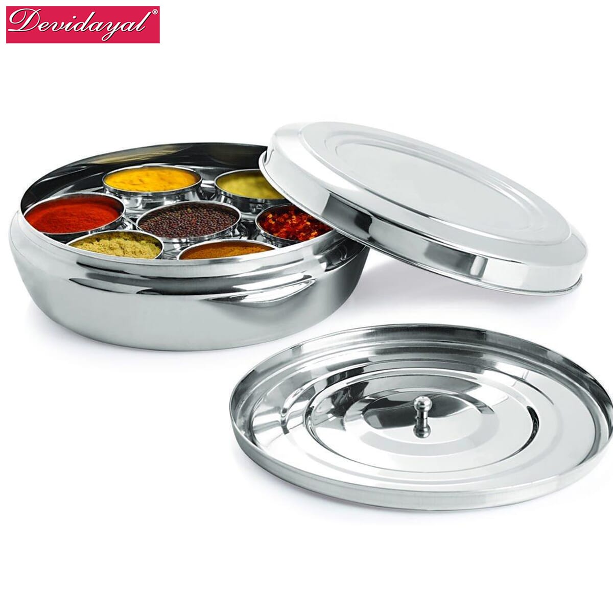 Devidayal Stainless Steel Masala Dabba 13