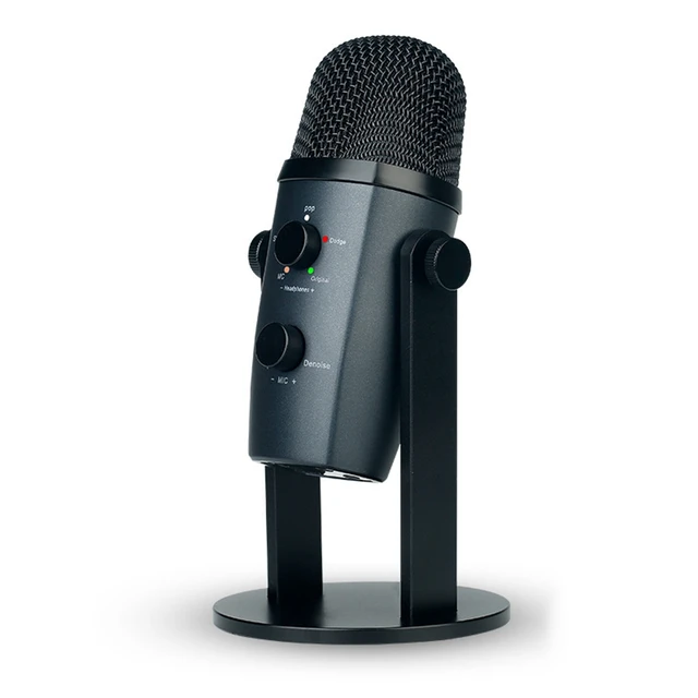 Professional Metal Voice Recording Usb Condenser Studio Microphones Pc Microphone Podcast Recording Gaming Microphones