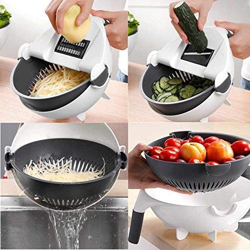 Multifunction Kitchen Wet Basket Vegetable Chopper And Cutter Vegetable & Fruit Grater & Slicer